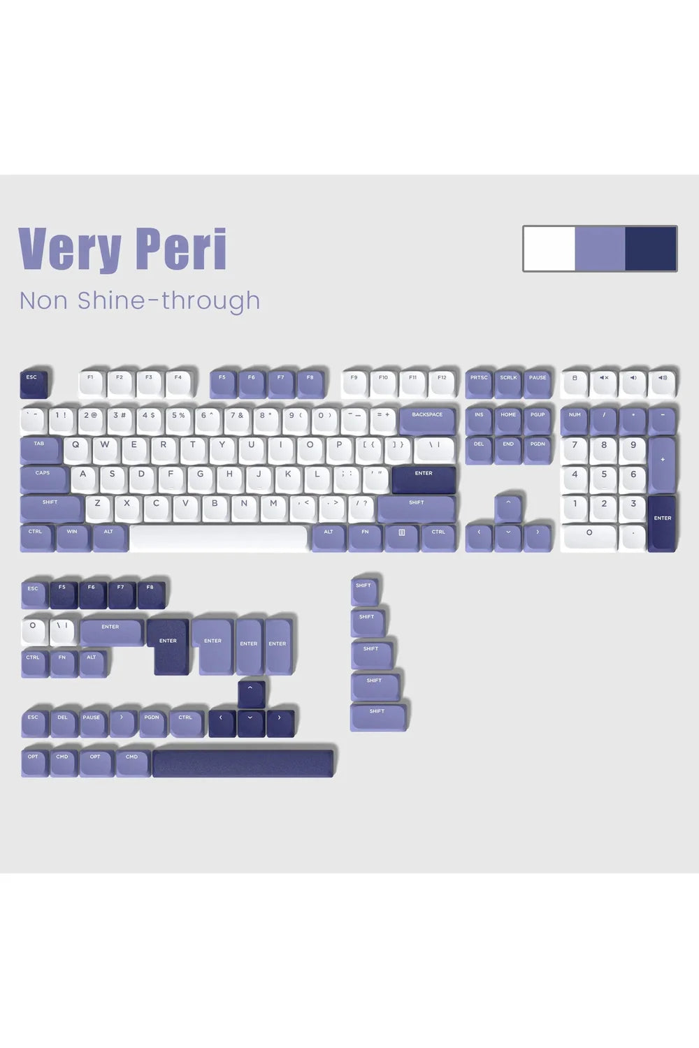 Slim-Profil Gaming-Keycaps