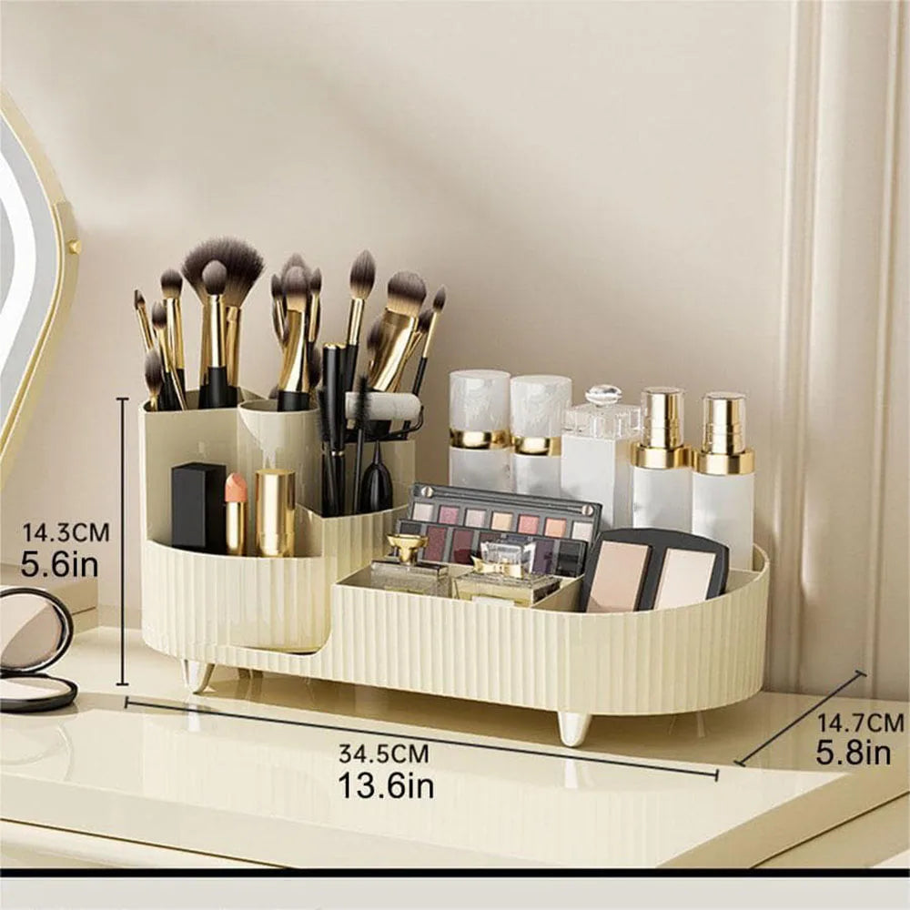Eleganza – Luxe Schönheitsorganizer mit schlankem drehbarem Design