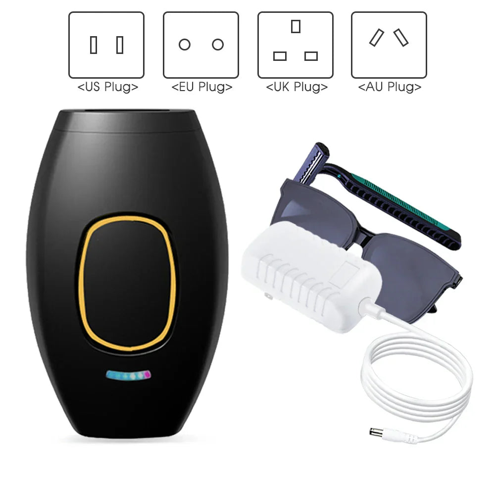Frendorf | Bikini IPL 500.000 Flash Epilierer Impulse Permanent Laser Epilierer Schmerzlos Für Frauen Haar Entfernung Heimgebrauch Geräte
