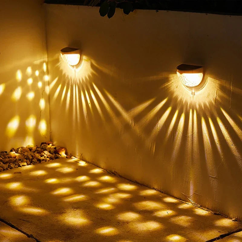 Frendorf | Outdoor wasserdichte Solar-LED-Patio-Wandlampe