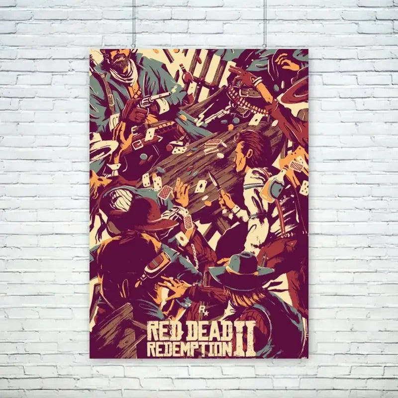 Spiel R-Rotes Totem 2 POSTER Wandbilder für Wohnzimmer Herbstdekoration