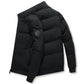 Frendorf | Winter Männer Dicke Baumwolle Daunenjacke Mode Herren Casual Stehkragen Parka Verdickte warme einfarbige Mäntel Windbreaker Outwear