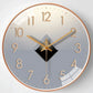 Frendorf | Zeitloses Flüstern™ | Stille Klassische Wanduhr | Geräuschloses Design für Schlafzimmer & Bürodeko