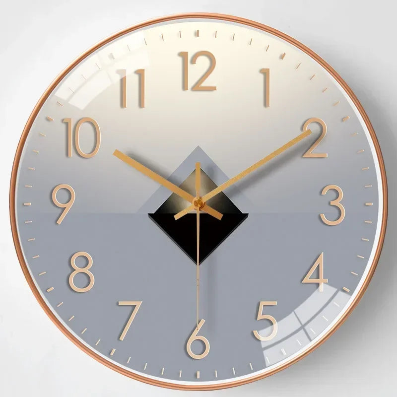 Frendorf | Zeitloses Flüstern™ | Stille Klassische Wanduhr | Geräuschloses Design für Schlafzimmer & Bürodeko