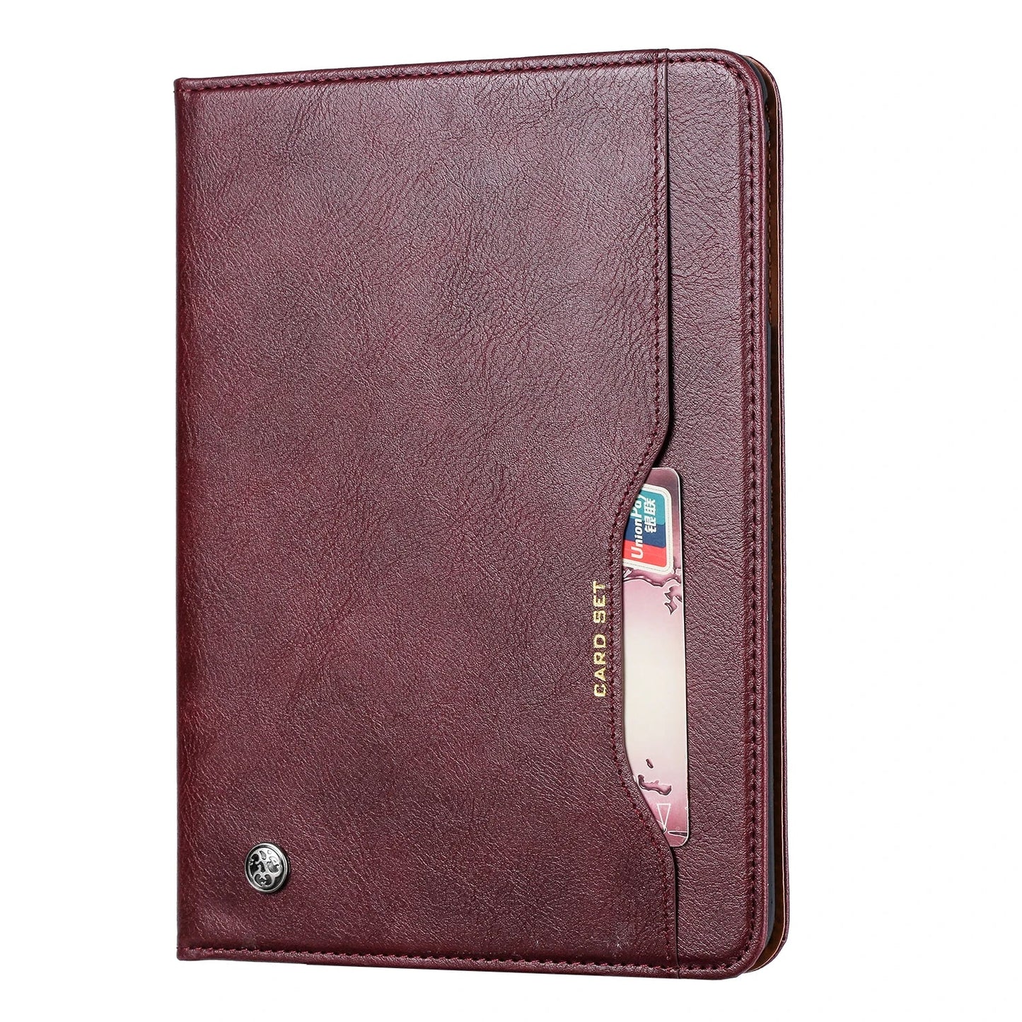 Frendorf | Leder Flip Case für iPad 9,7 (2017-2018), 10,2 (7. / 8. Gen), Air 2/3/4, Pro 9,7/10,5/11 - Wasserdicht, Stoßfest, Business Tablet Hülle