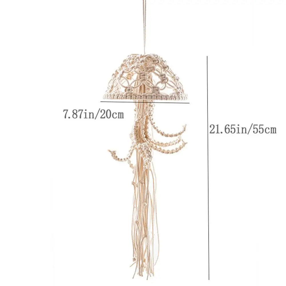 Frendorf | Künstlerische Qualle Traumfänger Handgemachte Lampe