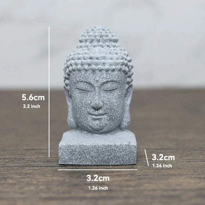 Buddha Stein Statue Kleine Buddhistischen Mönche Tibetischer Buddhismus Figuren Zen Garten Ornament Meditation Zuhause Aquarium Dekoration