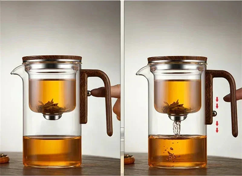 Frendorf | Glas-Teekanne mit fortschrittlicher Filtration - TeaSphere