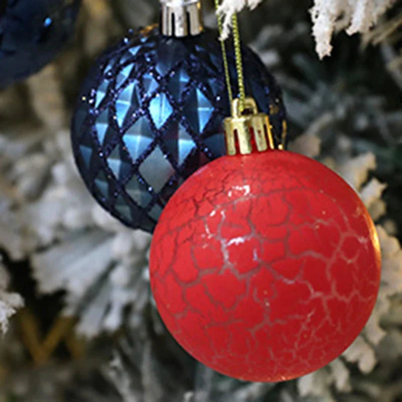 Frendorf | 12 Stück Mischmuster Weihnachtsball Baum Dekor