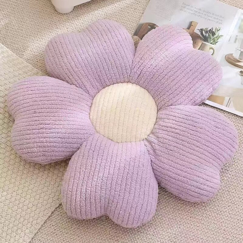Fluffy Kleeblumen Kissen