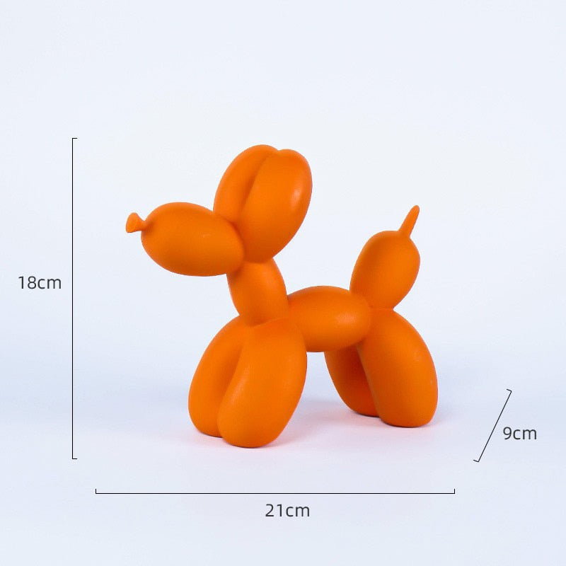 Wohnkultur Nordischen Stil Harz 21 cm Ballon Hund Wohnzimmer Veranda Dekoration Neue Home Dekorationen Kinder Geschenke Zimmer decor
