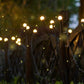 Solar Reed Wasserdichte Faser Patio Lichter