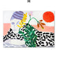 Abstract Frau Thema Leinwand Poster
