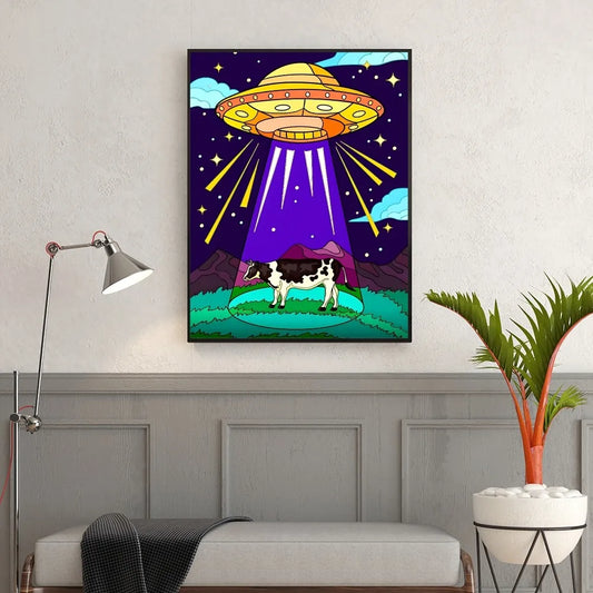 Kuhnabführungs-Kunstposter Selbstklebendes Kunstposter Retro Kraftpapier Aufkleber DIY Zimmer Bar Café Vintage Dekorationsgemälde