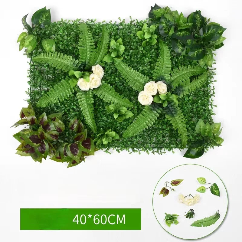 Frendorf | 15,7 x 23,6 Zoll Künstliche Pflanze Rasen – Simulation Grasblatt für Hochzeit, Zuhause, Garten und Außendekoration