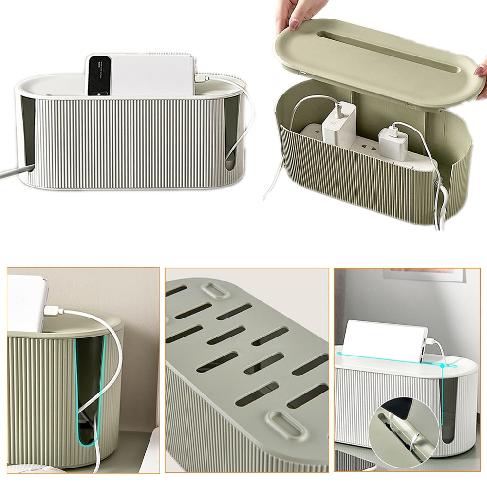 Frendorf | 2 Stück Organizer für Kabel, Ladegeräte und Netzteile