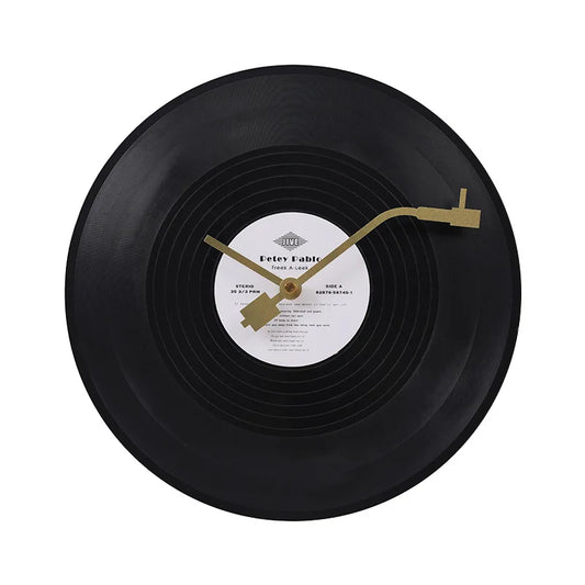 Musical Vinyl Record Wall Clock