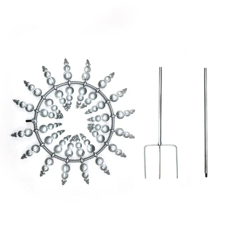 Frendorf | Einzigartiger Solarbetriebener Kinetischer Metall Windmühlen Spinner - Magische Windkollektoren für Patio, Garten, Rasen Außen Dekoration
