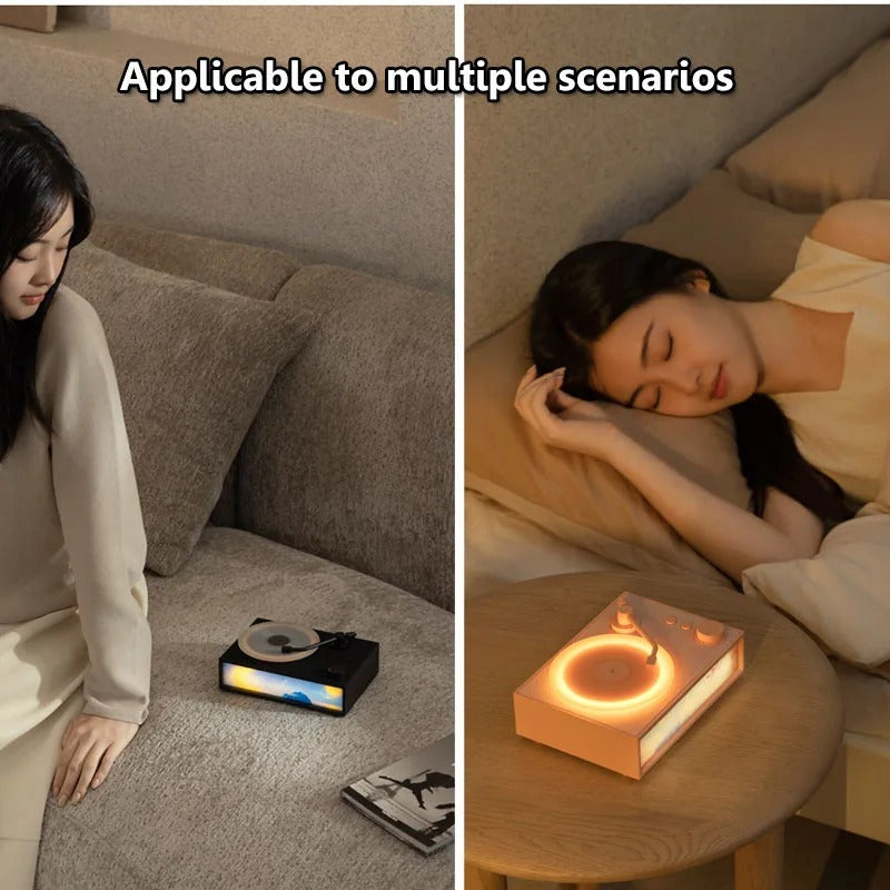 Frendorf | Vintage Design & LED Stimmungsbeleuchtung Drahtloser Aromatherapie Lautsprecher