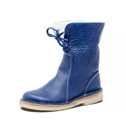 Frendorf | Wasserdichte Kalbsleder Stiefel mit Wollfutter