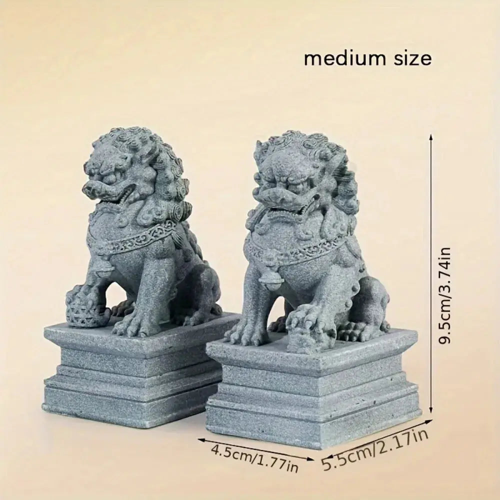 Frendorf | Foo Dog Statuen: Feng Shui Wächter für positive Energie