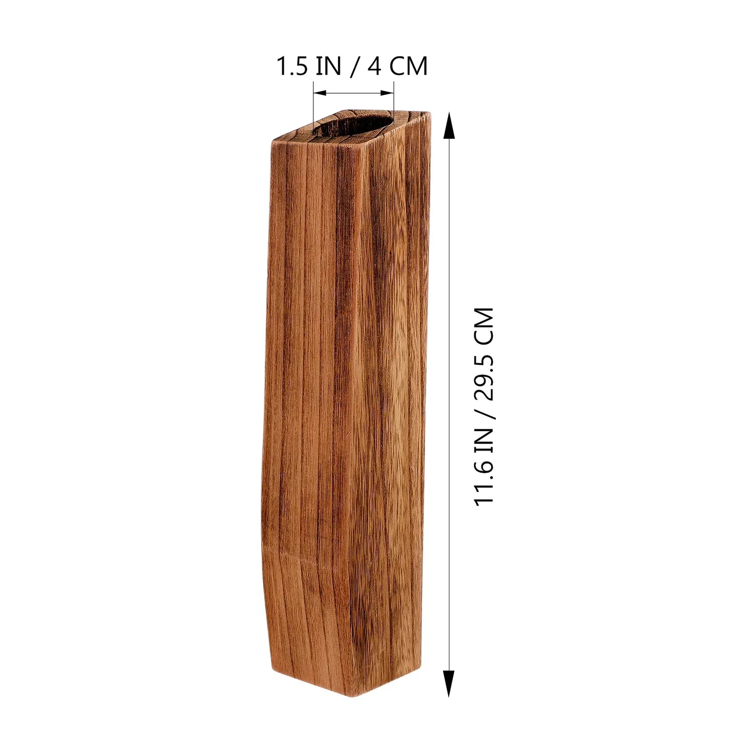 Bodenstehende Vase Pflanzenbehälter Holz Dekorative Blumentöpfe Blumen Vase Holz Dekoration Vase Blumentopf Schreibtisch Dekoration