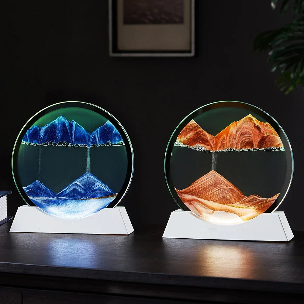 Bewegende Sand Tischlampe
