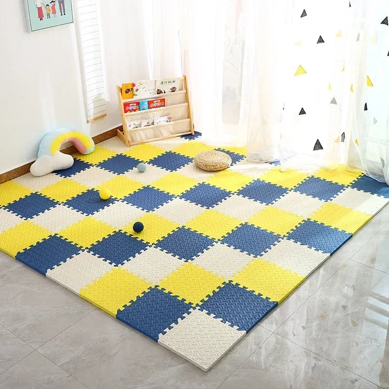 Frendorf | Baby-Spielmatte 12-teilig – Dick weich und schützend für sicheres Spielen zu Hause