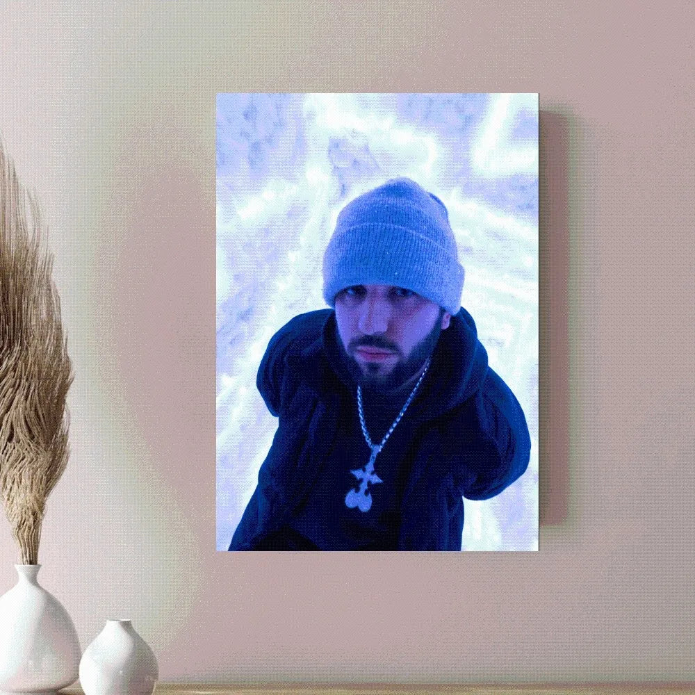 Rapper O-Odetari Poster Zuhause Büro Wand Schlafzimmer Wohnzimmer Küche Dekoration Malerei