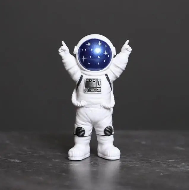 Harz-Astronaut-Figur Statue Raumfahrer Skulptur Pädagogisches Spielzeug Schreibtisch-Dekoration Astronaut-Modell Für Kinder Geschenk