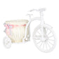 Frendorf | BlossomRide Dekoratives Fahrrad-Blumenkörbchen | Vintage Dreirad-Design | Perfekt für Hochzeitsdekorationen, Partys & Zuhause