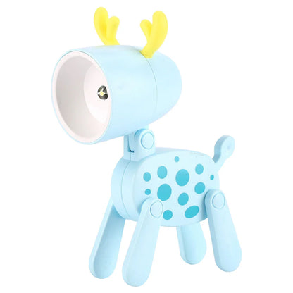 Süße LED-Nachtlampe - Mini-Hund, Hirsch, Dinosaurier Falt-Tischlampe für das Kinderzimmer