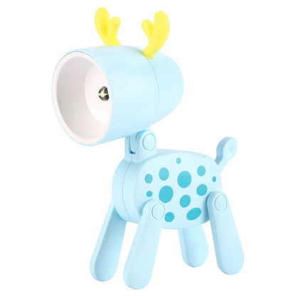 Frendorf | GlowBuddy Niedliche LED Nachtlampe | Mini Haustier Design | Hund, Reh & Dinosaurier | Klapp-Tischlampe für Kinderzimmer