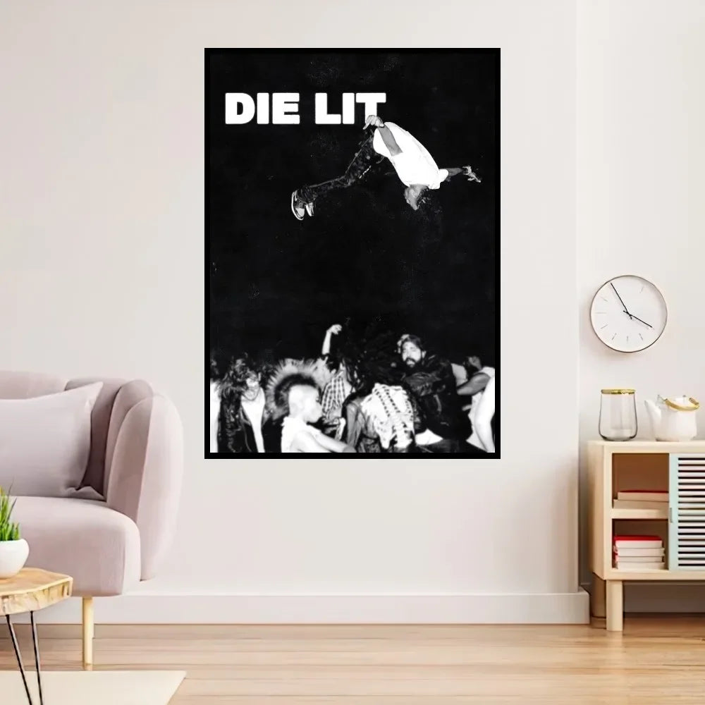 Rapper Playboi Carti Poster Drucke Wandmalerei Schlafzimmer Wohnzimmer Dekoration Büro Klein