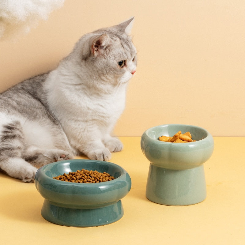 Luna Keramische Erhabene Katzennäpfe