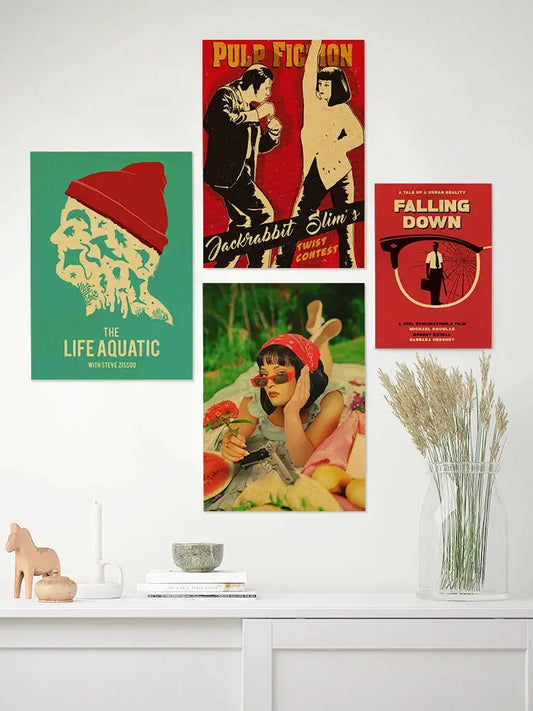 Film- und Fernsehkünstler Kraftpapier-Poster Wohnzimmer Bars Cafés Dekorative Kunst Wandmalereien