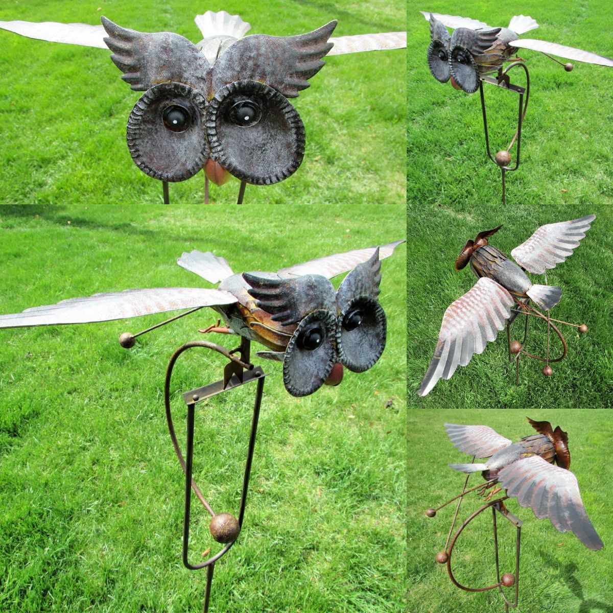 Metallischer Adlerflügel Flatternder Spinner