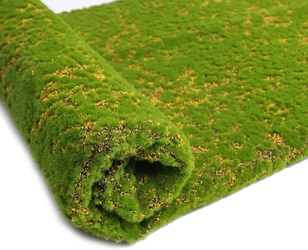 Frendorf | 1x1m Künstliche Moosmatte – Lebensechtes grünes Moos-Turf für Zuhause, Garten, Terrasse und Büroschmuck, Perfekt für DIY-Landschaftsgestaltung und Themen-Dekoration