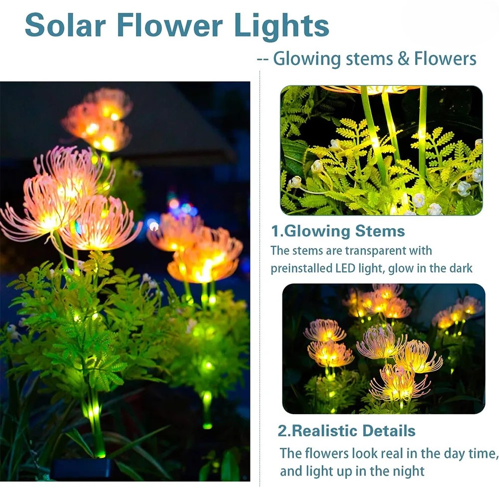 Frendorf | Weiches Pink Glühen Solar-LED-Blumen-Gartenlicht