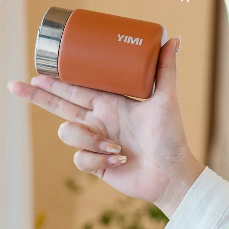 230ml Mini 316 Edelstahl Tragbare Thermoskanne - Taschen-Vakuumflasche