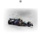FI Formel 1 Rennhelm 2023 Saison Meisterschaft Team Bewegung Wandkunst Leinwandbild Nordisches Poster Wohnzimmer Dekor