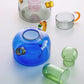Buntes Glasgeschirr