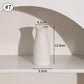 Minimalistische Keramik Blumenvase