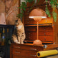 Verstellbare Helligkeit Blumenpottlampe - Italienische wiederaufladbare Tischlampe VP3