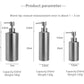 Eleganter Edelstahl Handpumpen Seifenspender 250ml/350ml/550ml