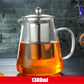 Edelstahl-Infuser-Glas-Teekanne