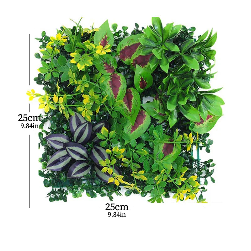 Frendorf | 25x25cm Kunstrasenpaneel – Üppiger grüner Rasen Hintergrund für Hochzeit, Hotel, Garten & Wohnkultur