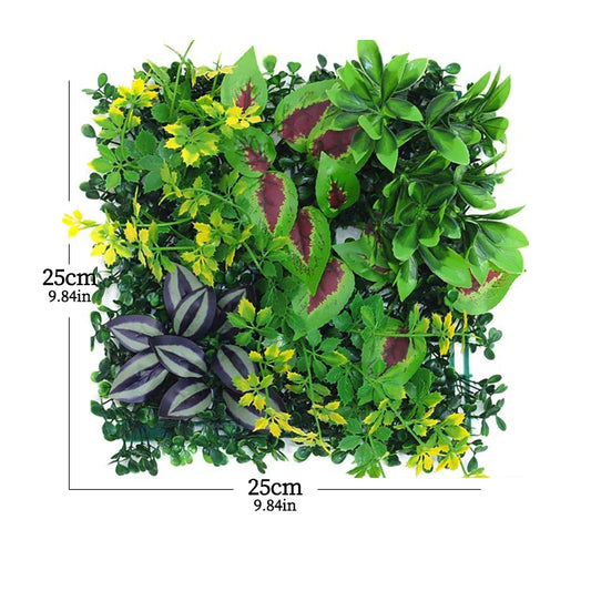 Frendorf | 25x25cm Kunstrasenpaneel – Üppiger grüner Rasen Hintergrund für Hochzeit, Hotel, Garten & Wohnkultur