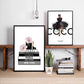 Leinwand Buch Parfüm Frauen Dekor Poster für Schönheitssalon Dekorative Malerei Luxuriöses Wohnzimmer Mädchen Schlafzimmer Dekoration Nordic
