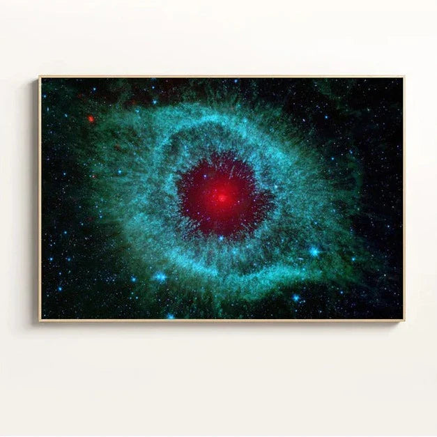 Frendorf | StarNova Nebula Leinwand | Moderne Wandkunst | Hochwertige Galaxie-Drucke | Dekoration für Zuhause